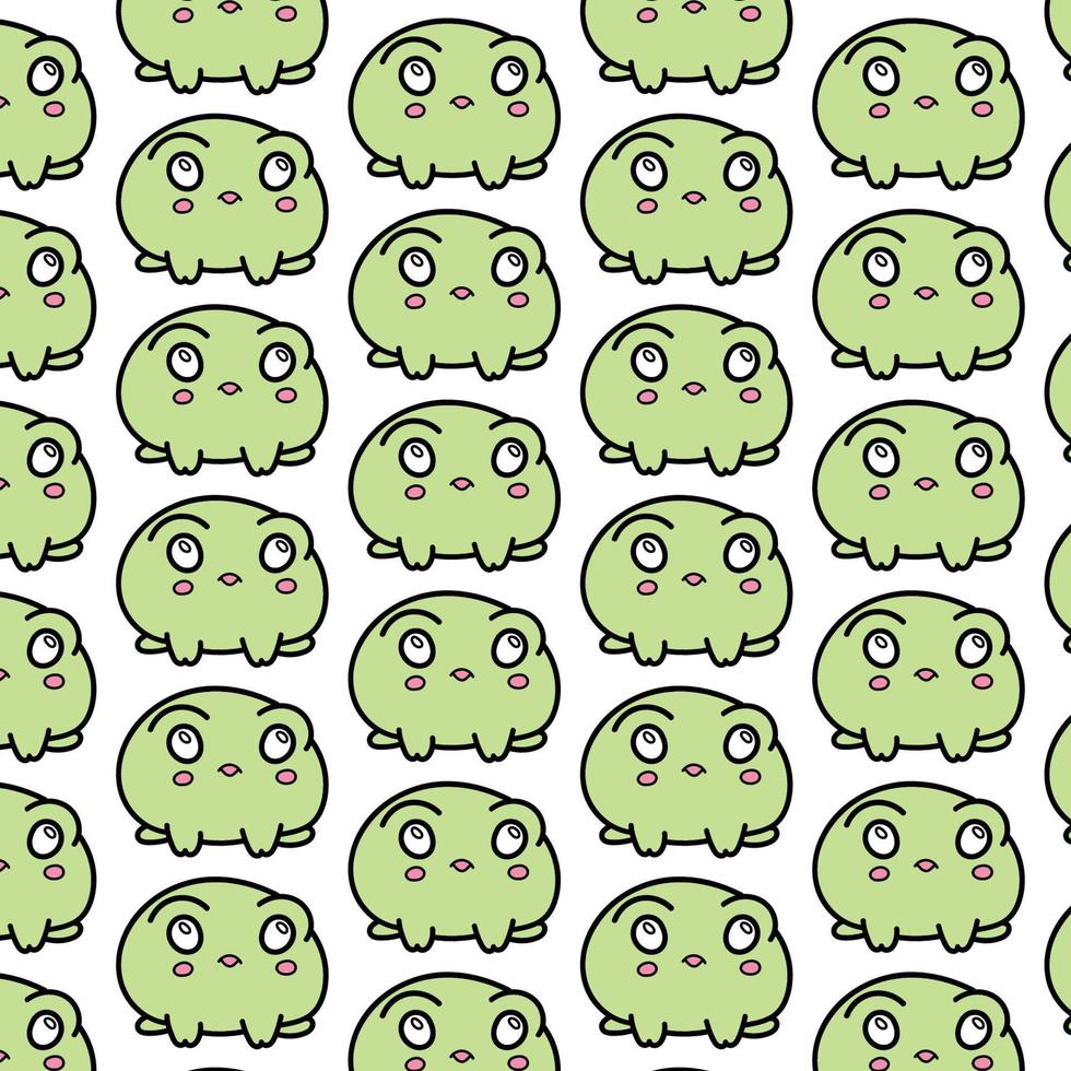 bullfrog pattern  background vector