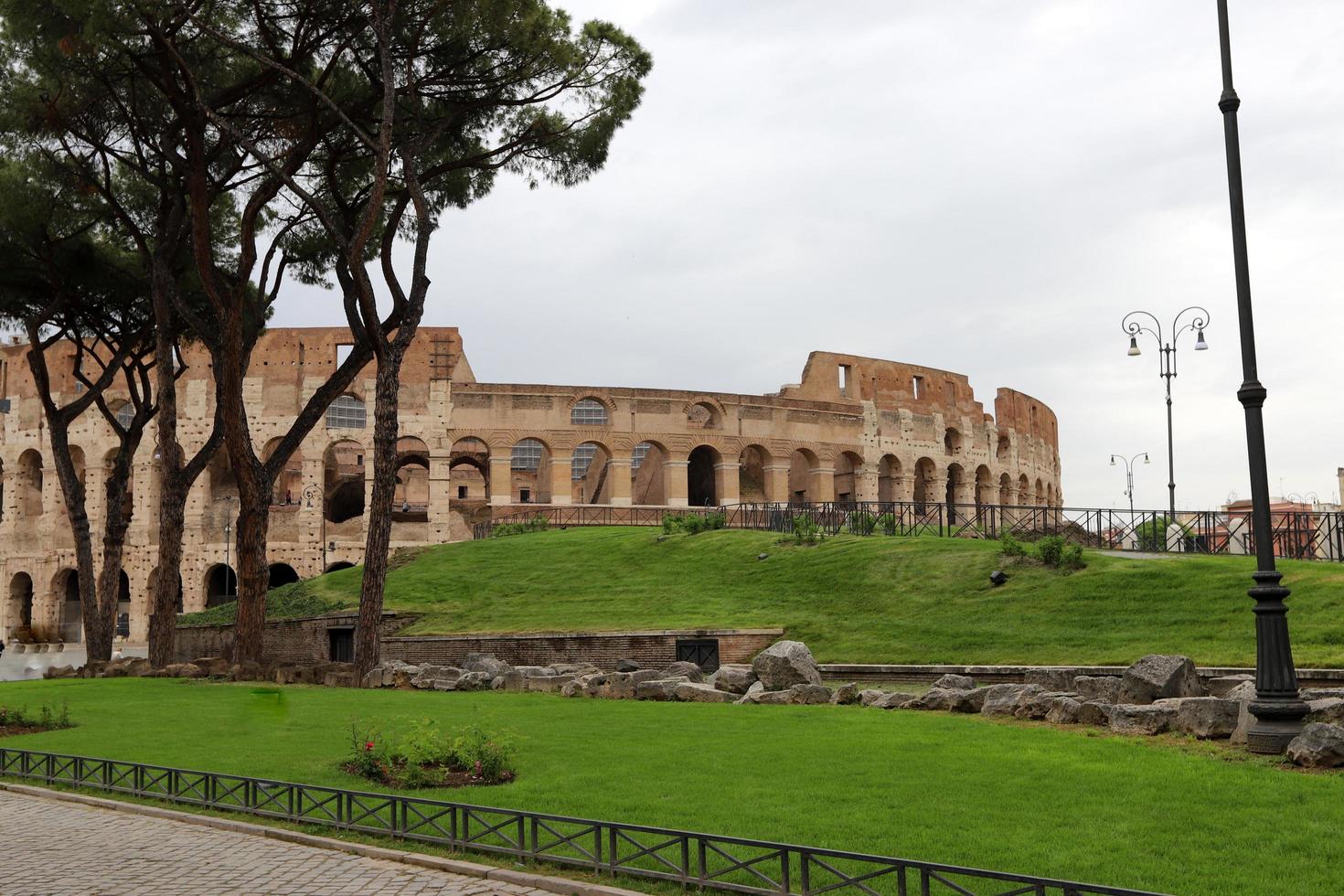 Colosseum Italy May 6, 2022 The Colosseum is an architectural monument of Ancient Rome. photo