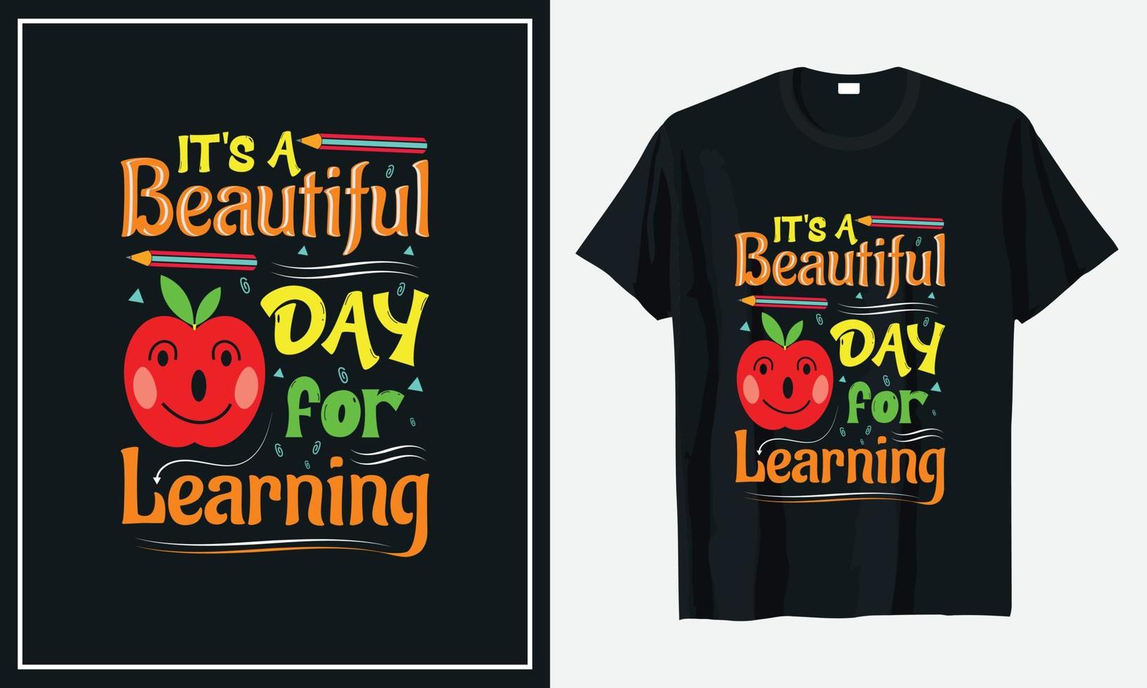 Teacher t shirt design vector