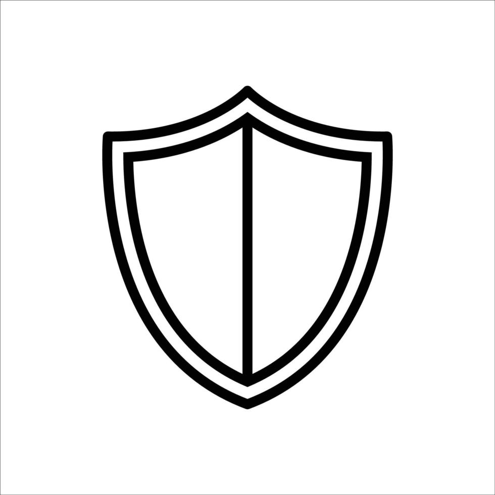 shield icon vector design template simple and clean