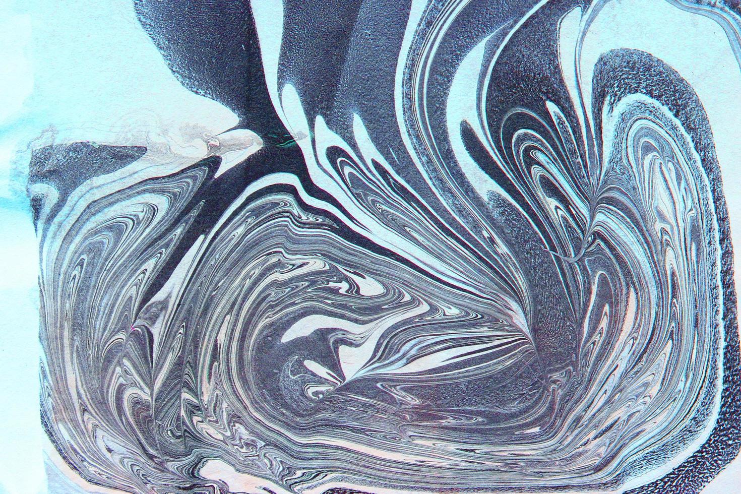 blue swirls marble texture with natural pattern for design art background photo