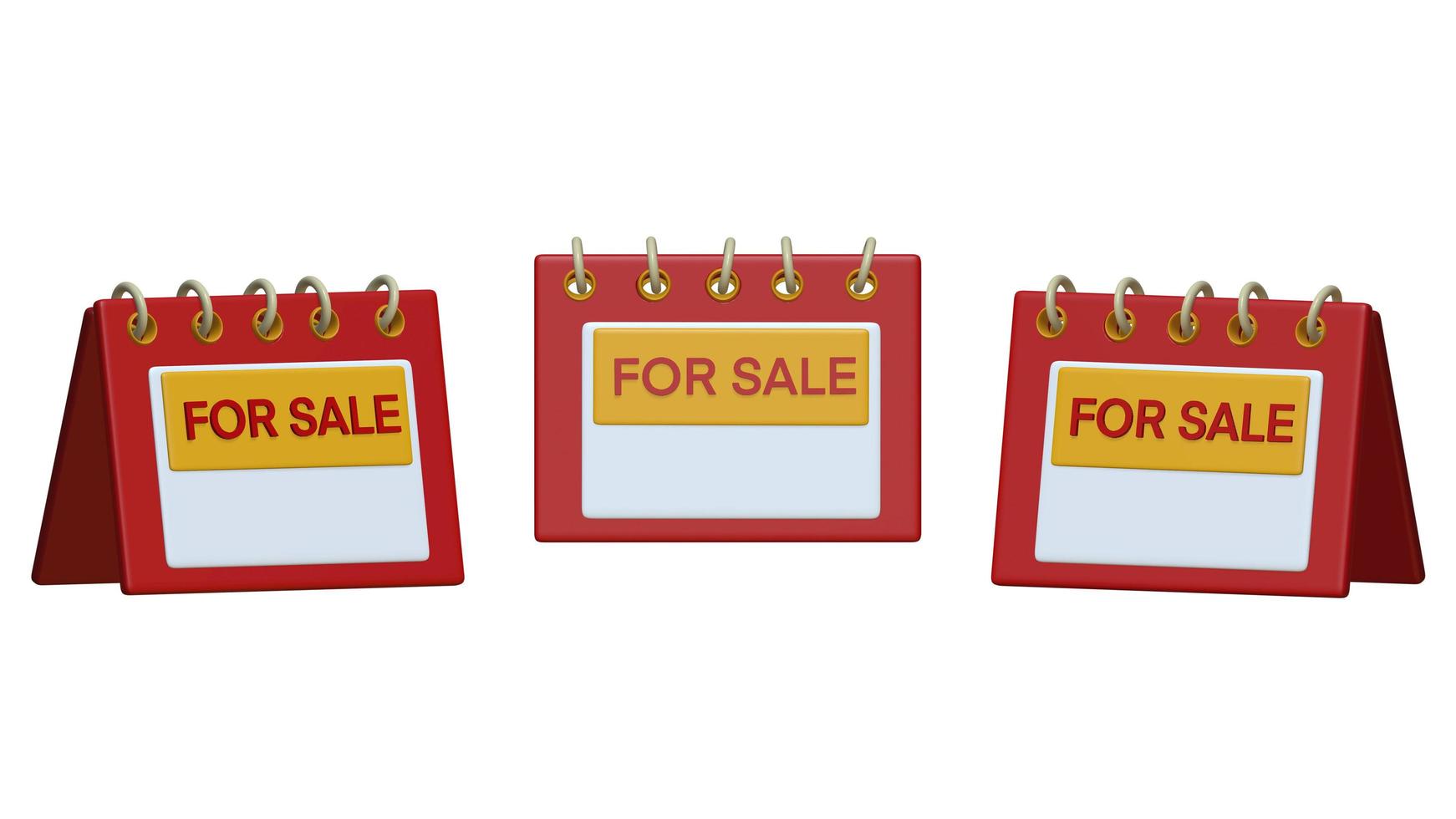3D render object the concept of sale promotion and online marketing with clipping path the main object photo