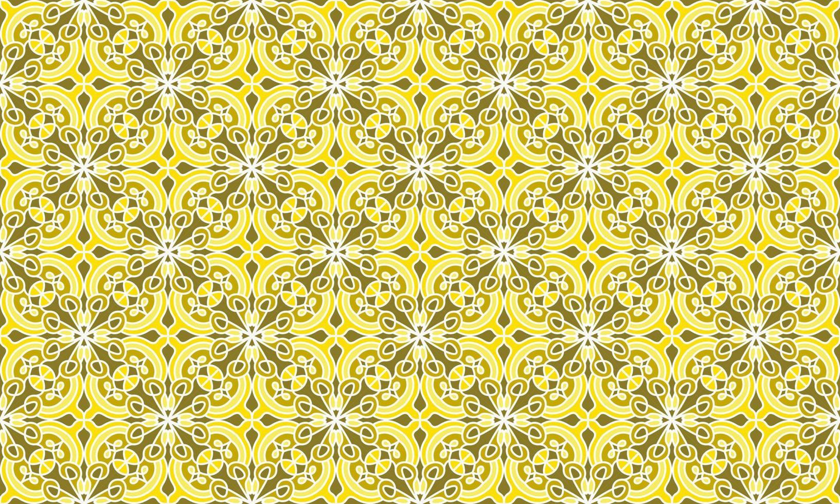 gold ethnic background pattern vector