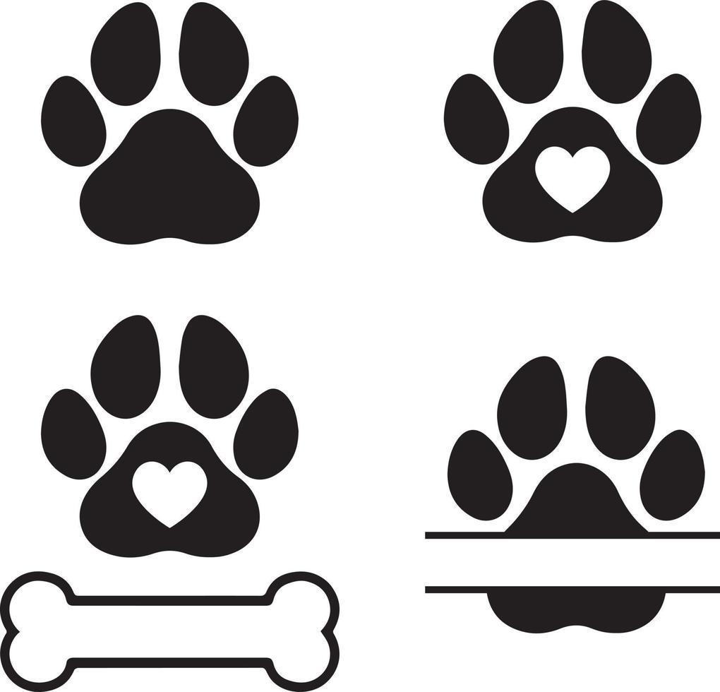 Dog Paw Vector File