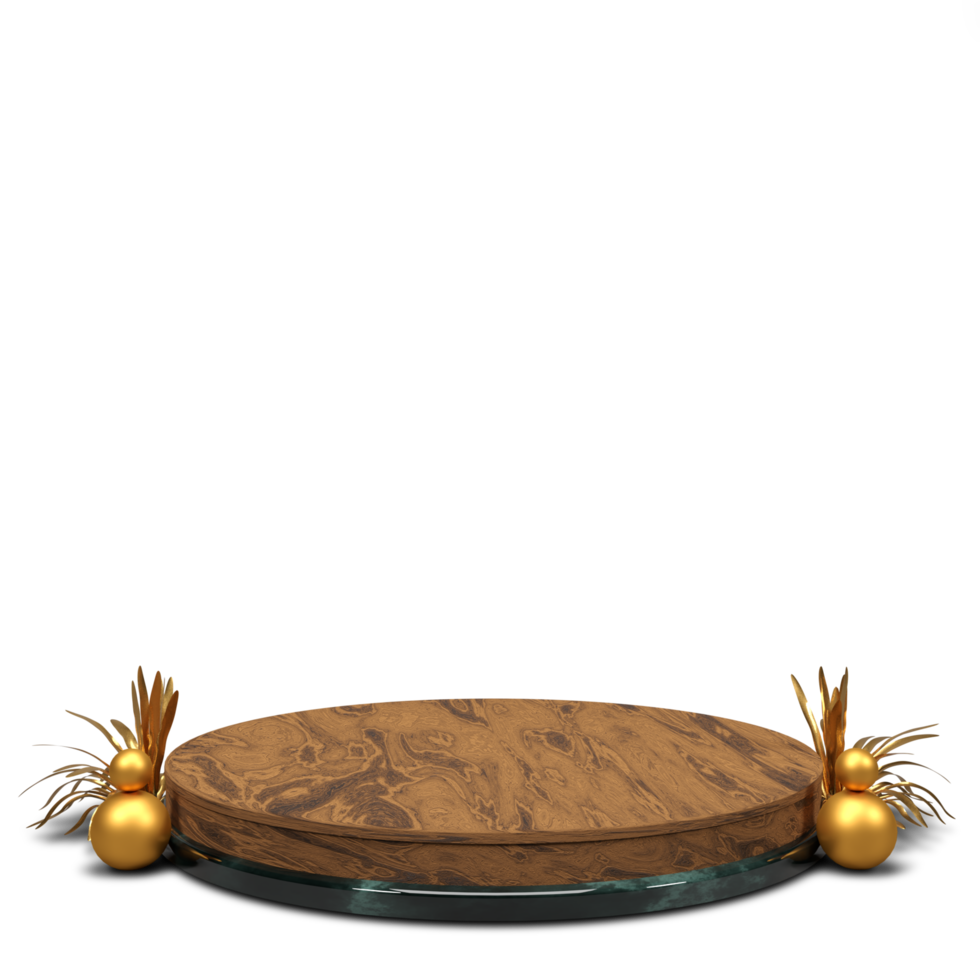 beautiful modern podium 3d render isolated png