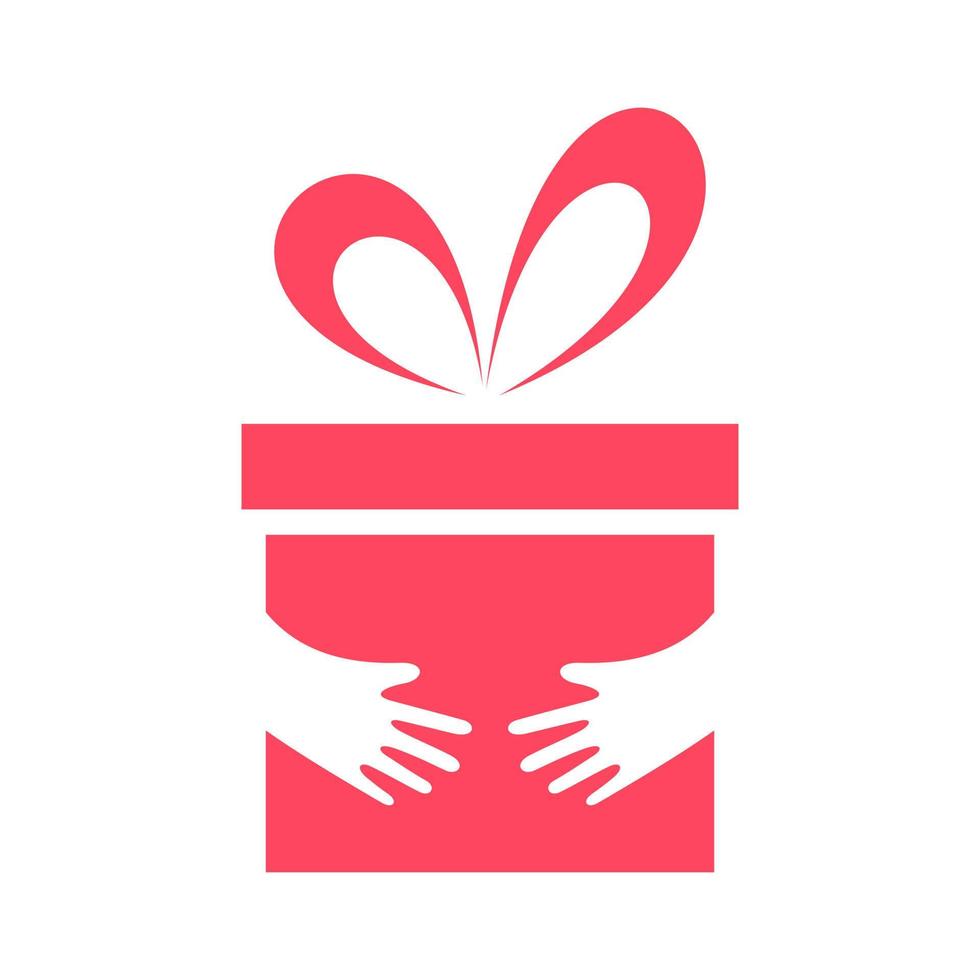 Simple Gift Logo vector