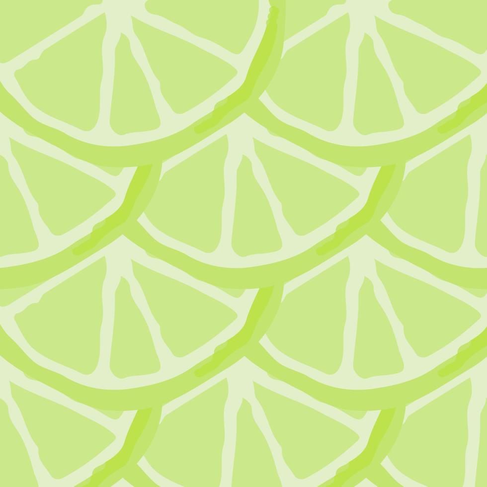 Summer seamless pattern with sliced and lemons vector