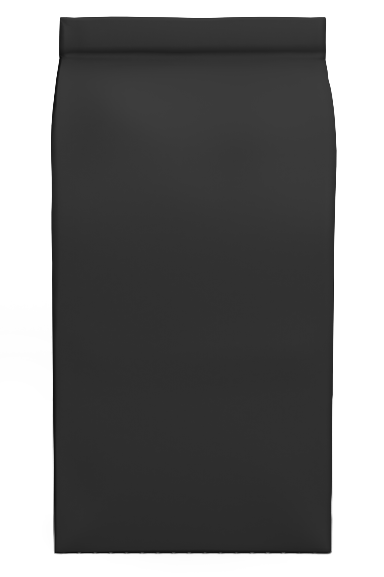 Coffee Bag Black For Mockup 12000308 PNG