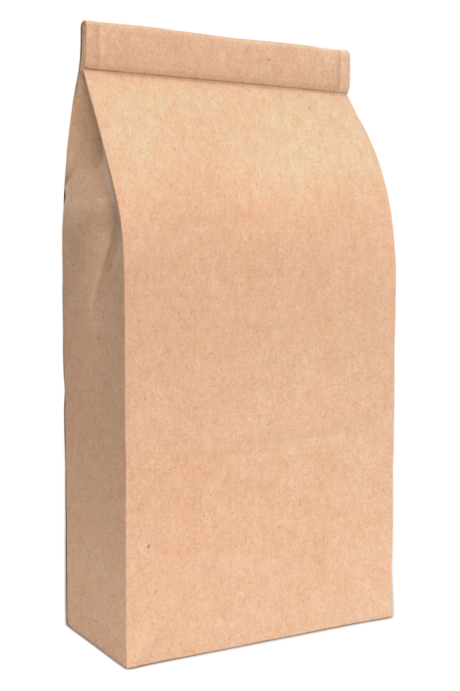 Coffee bag paper for mockup. png