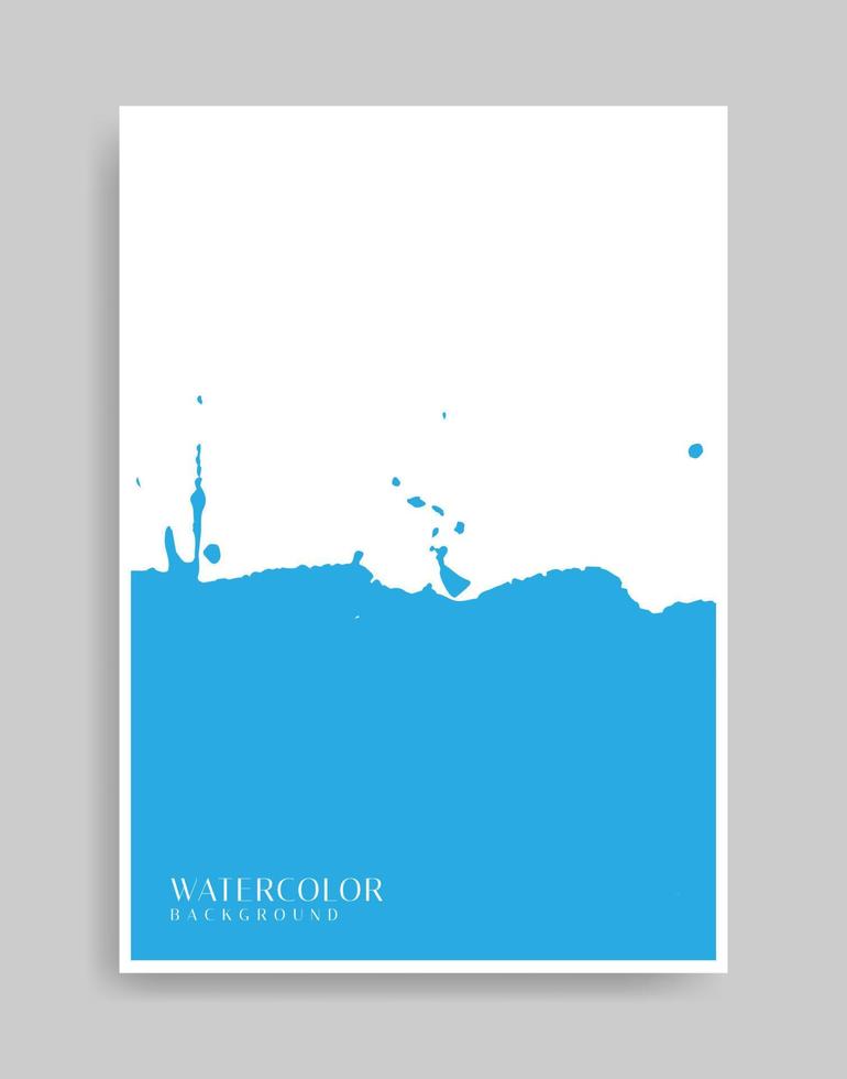 Blue background. Abstract illustration minimalist style for poster, book cover, flyer, brochure, logo. vector