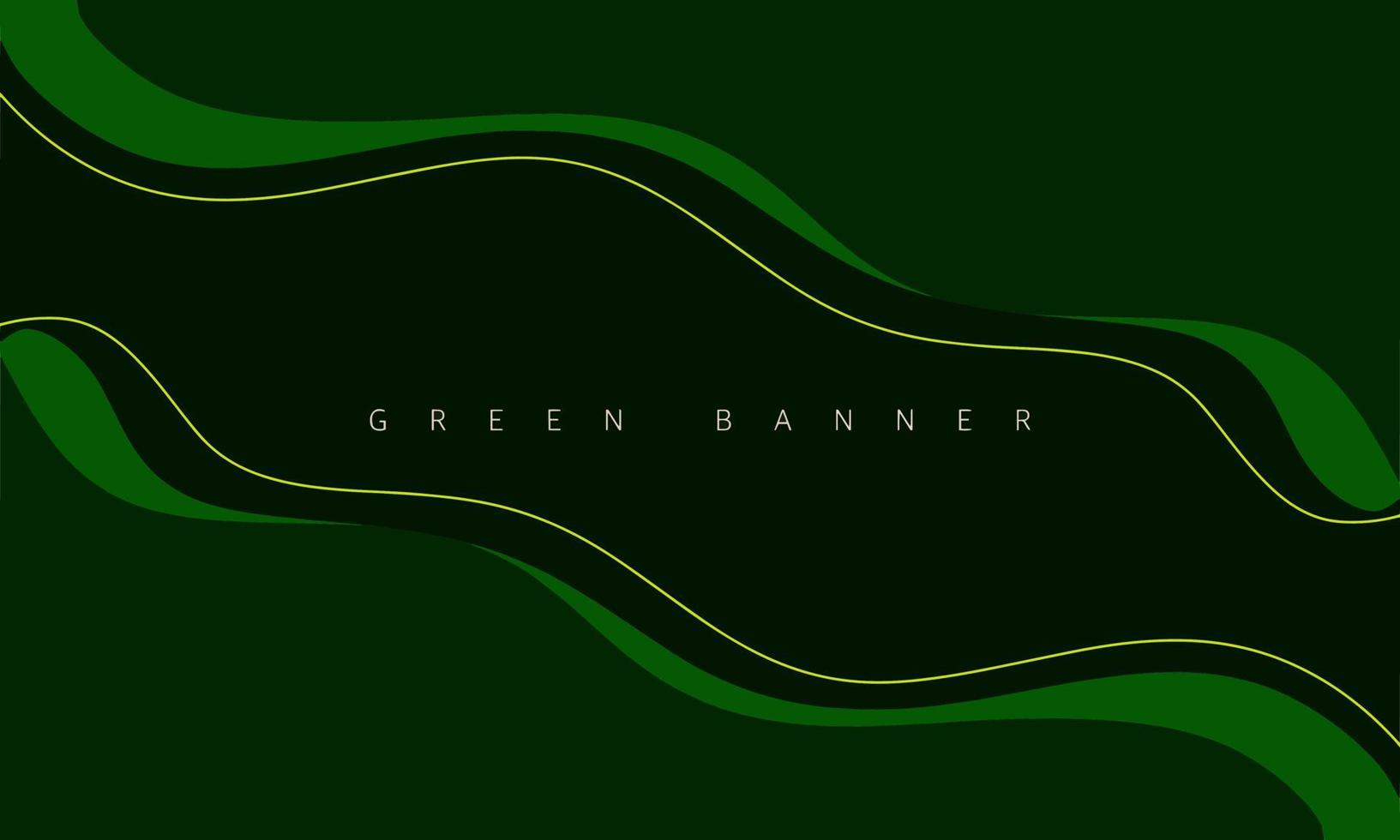 Minimal geometric green background. Dynamic shape composition. Vector illustration