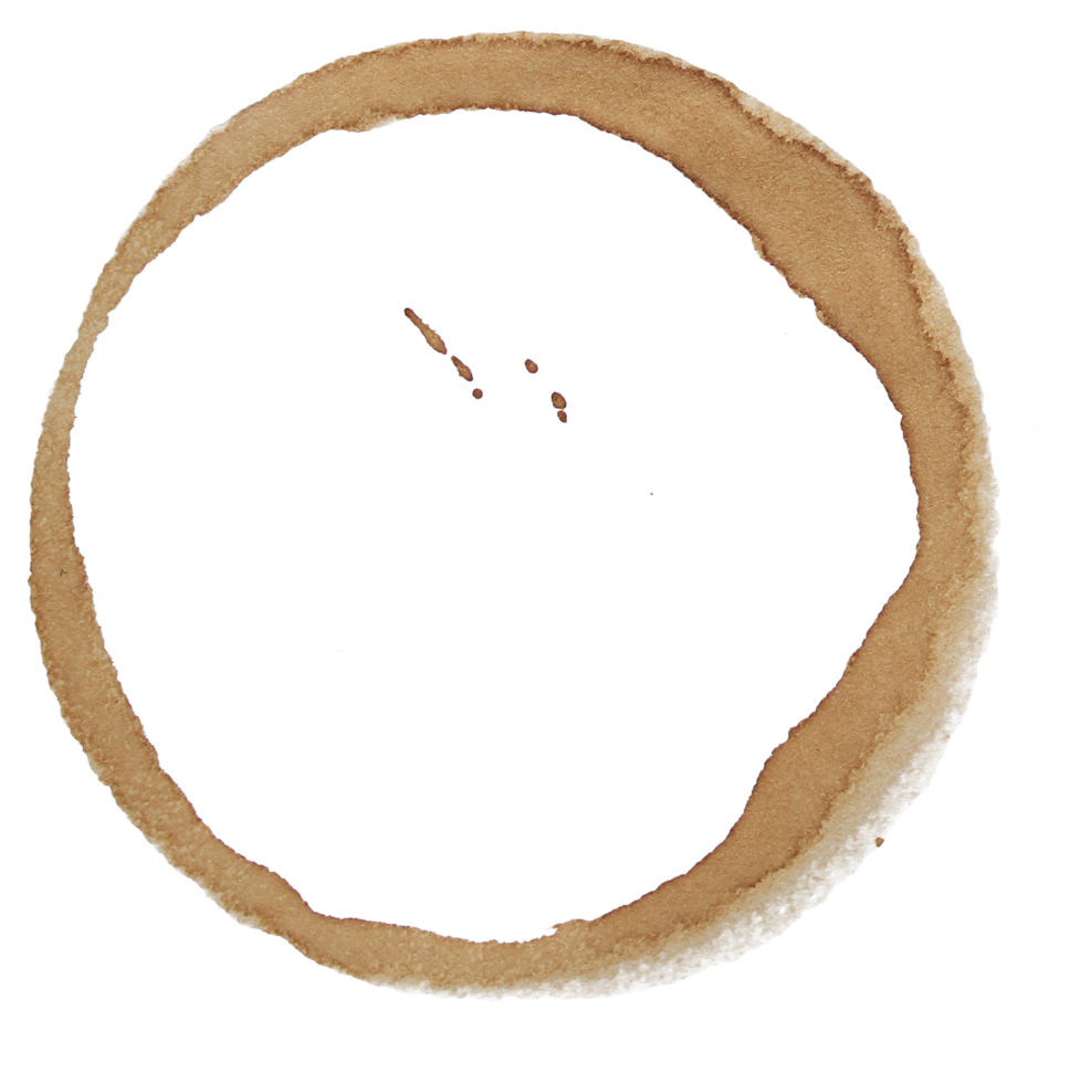 Coffee Stain Real Cup Mess Mark png