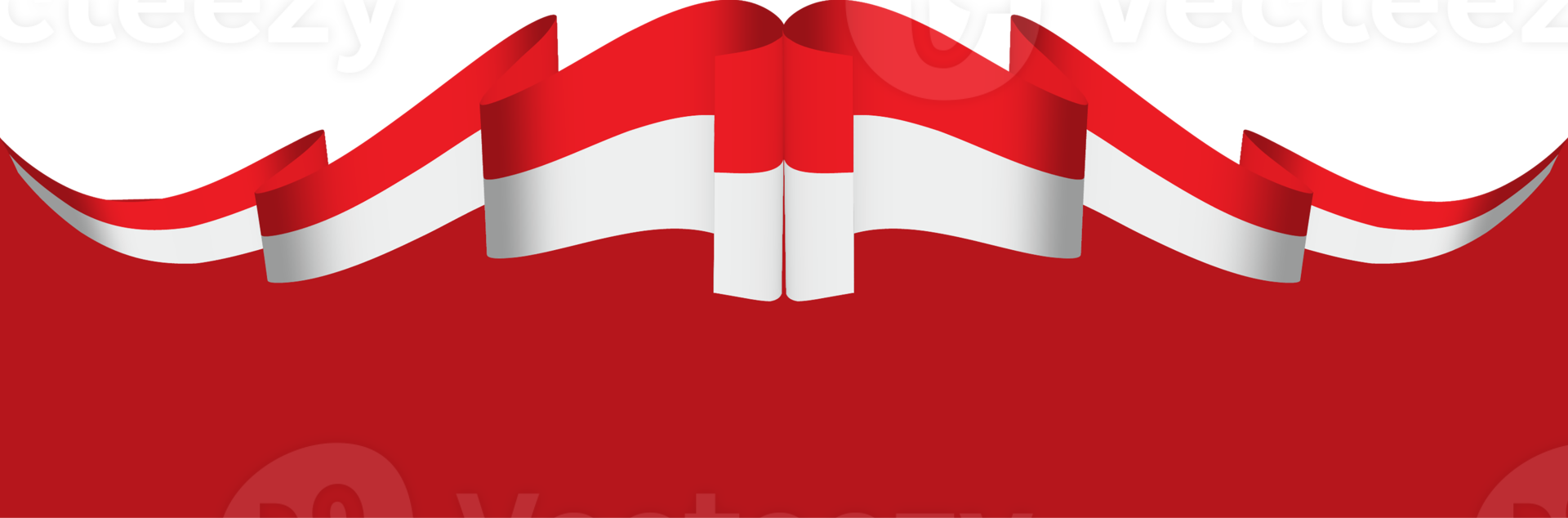 Indonesia flag border png