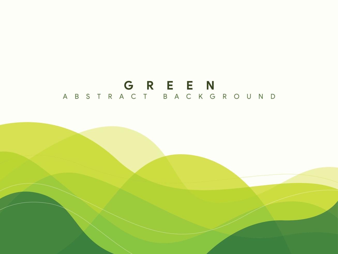 gradient abstract colorfull green background vector