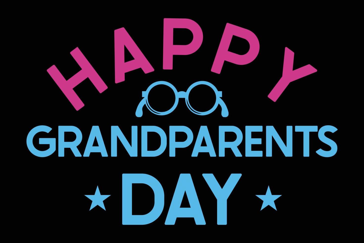 Happy grandparents day t shirt design vector