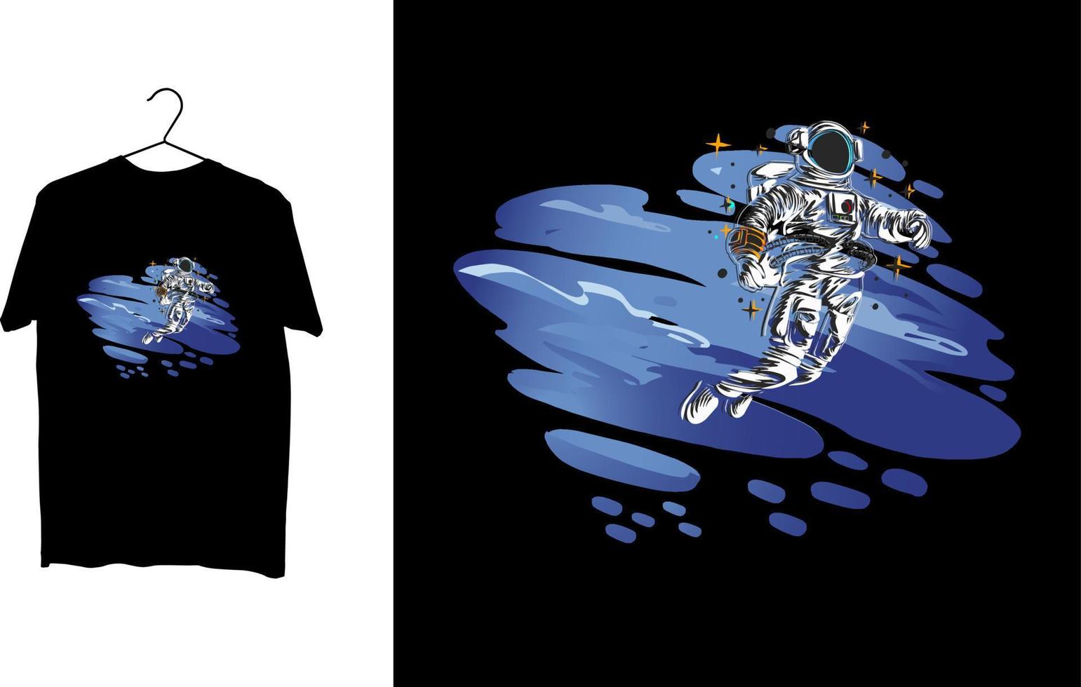 Astronaut in Zero G vector