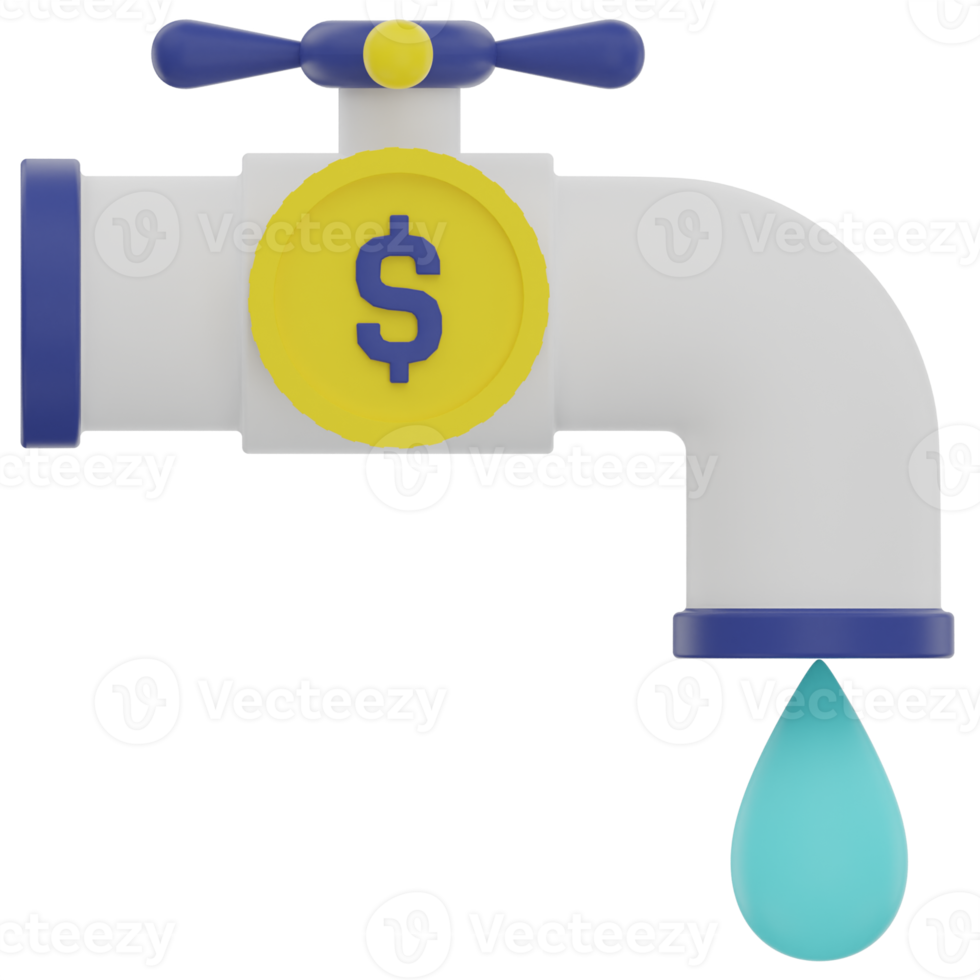 Liquidity 3D Illustration png
