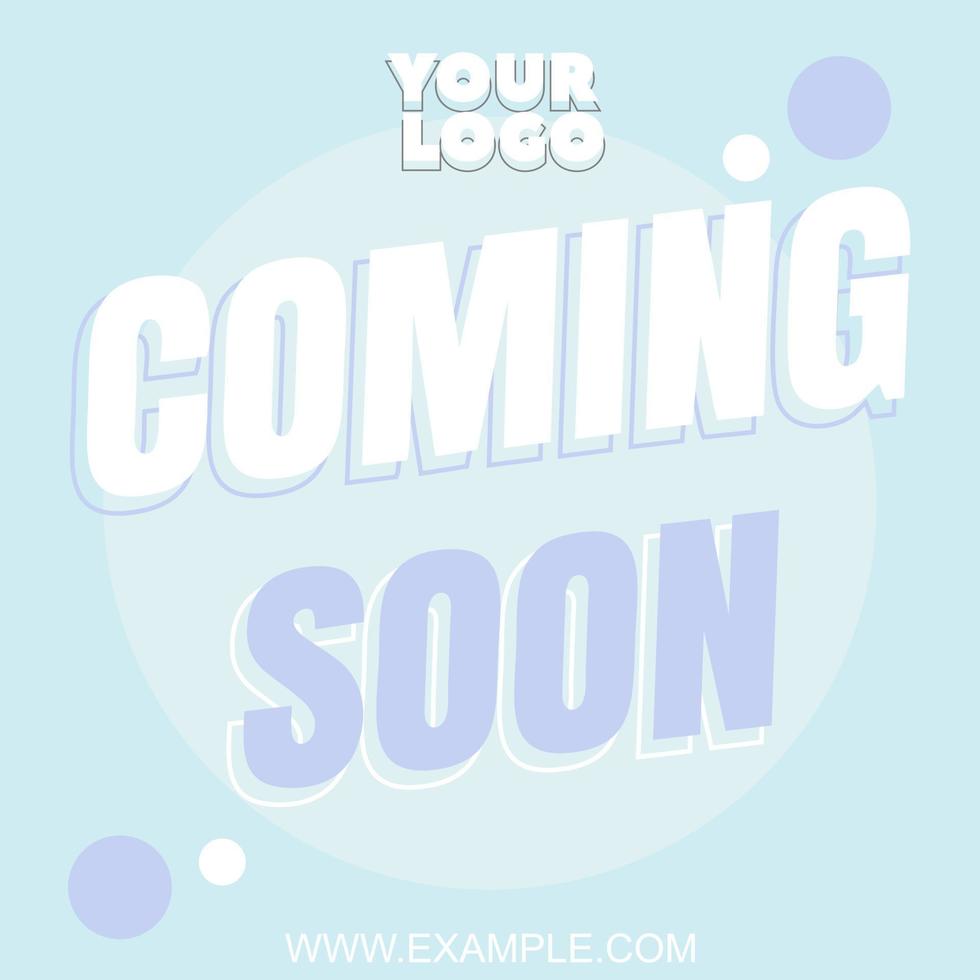 stay tuned baby blue best for social media post vector