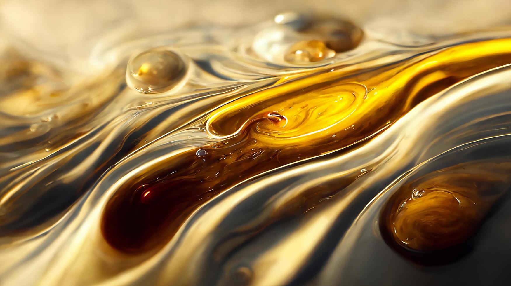 Luxurious abstract painting fluid art . A mixture of colors, waves and golden curls. For posters, other printed materials. 3d render photo