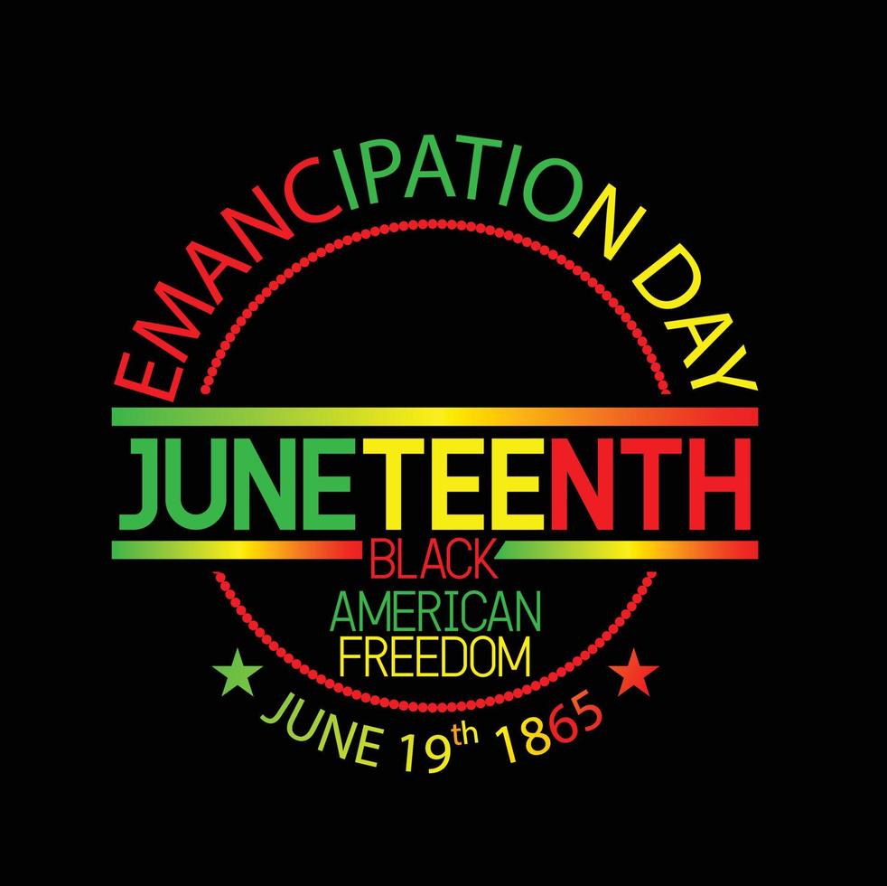 Juneteenth t shirt design vector