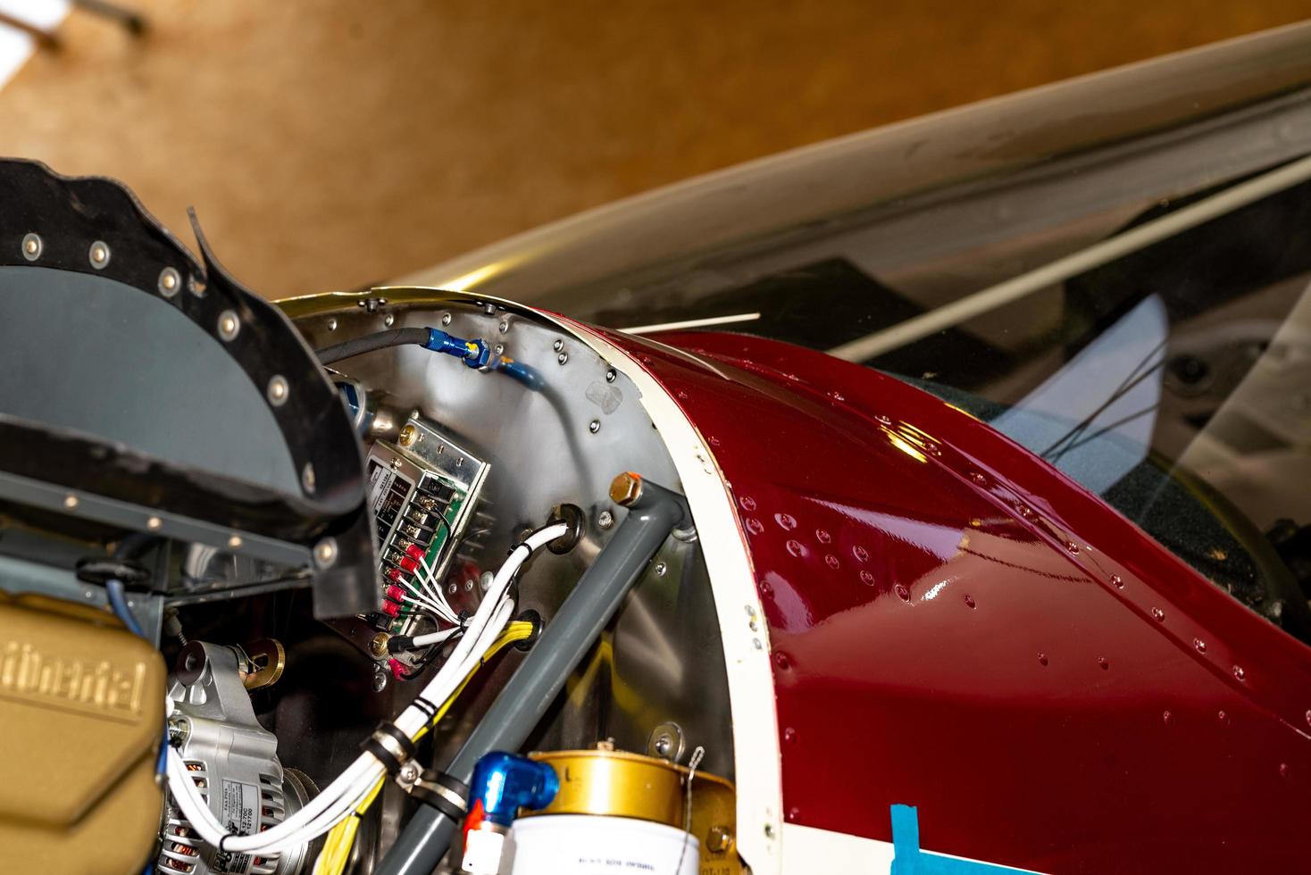 cockpit window from a cessna photo
