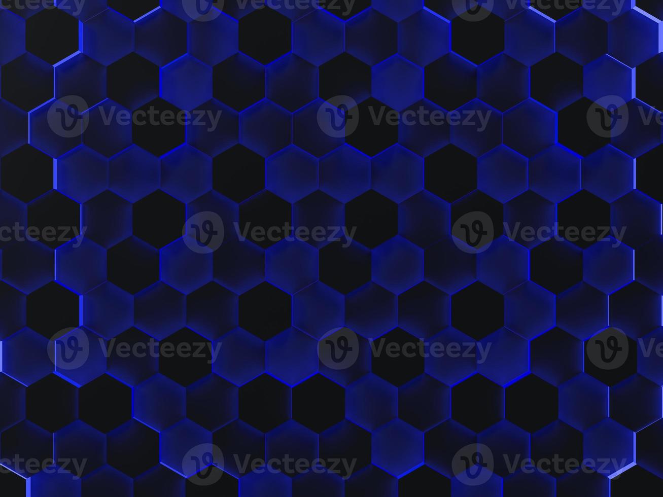 Black abstract background with  blue backlight, Grunge surface,Modern shape concept, 3d Rendering. photo