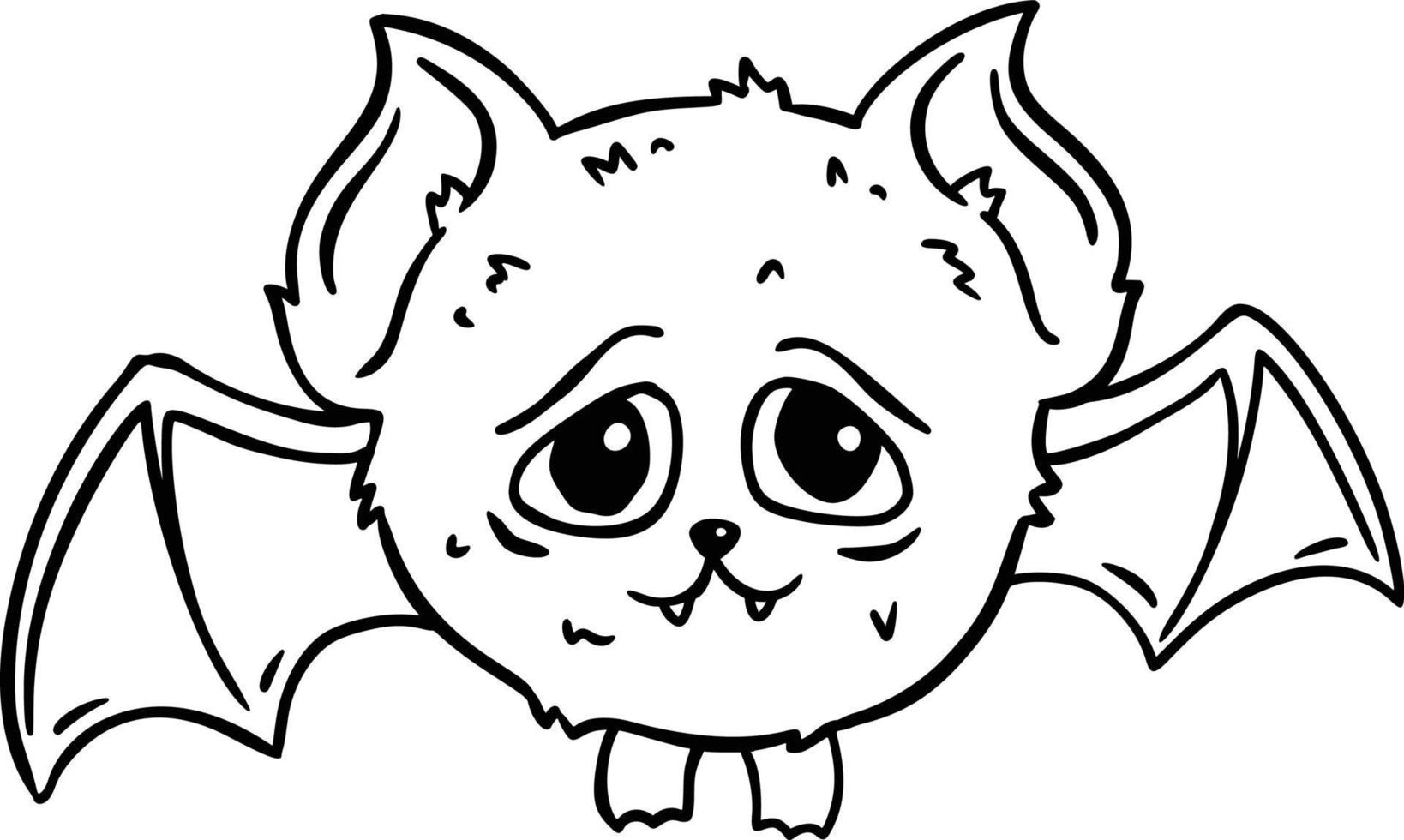 Cute Halloween Bat vector