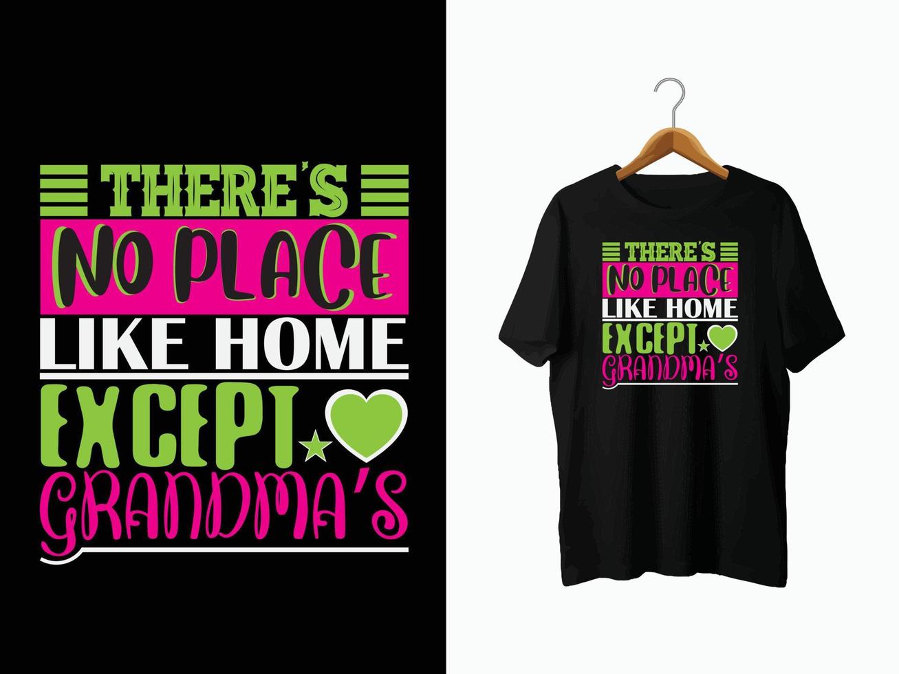 Grandma T-Shirt Design vector
