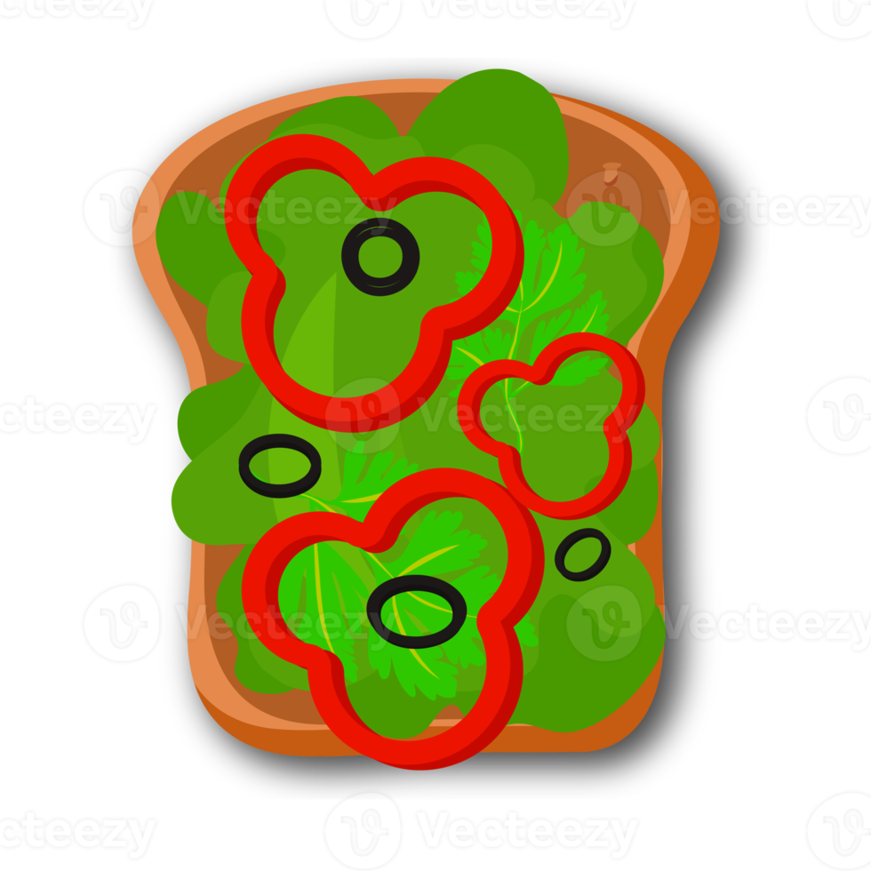 Frühstückstoast und Sandwich png