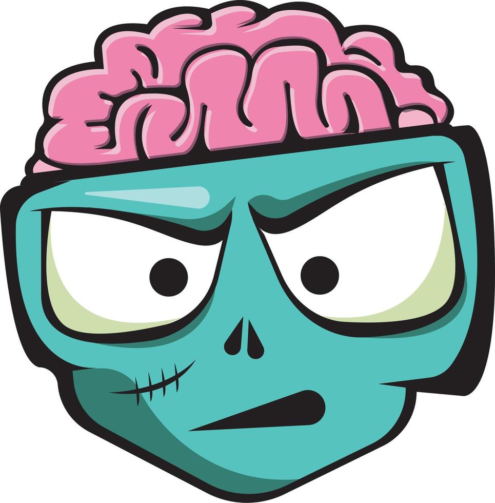 Cute Zombie Illustration vector