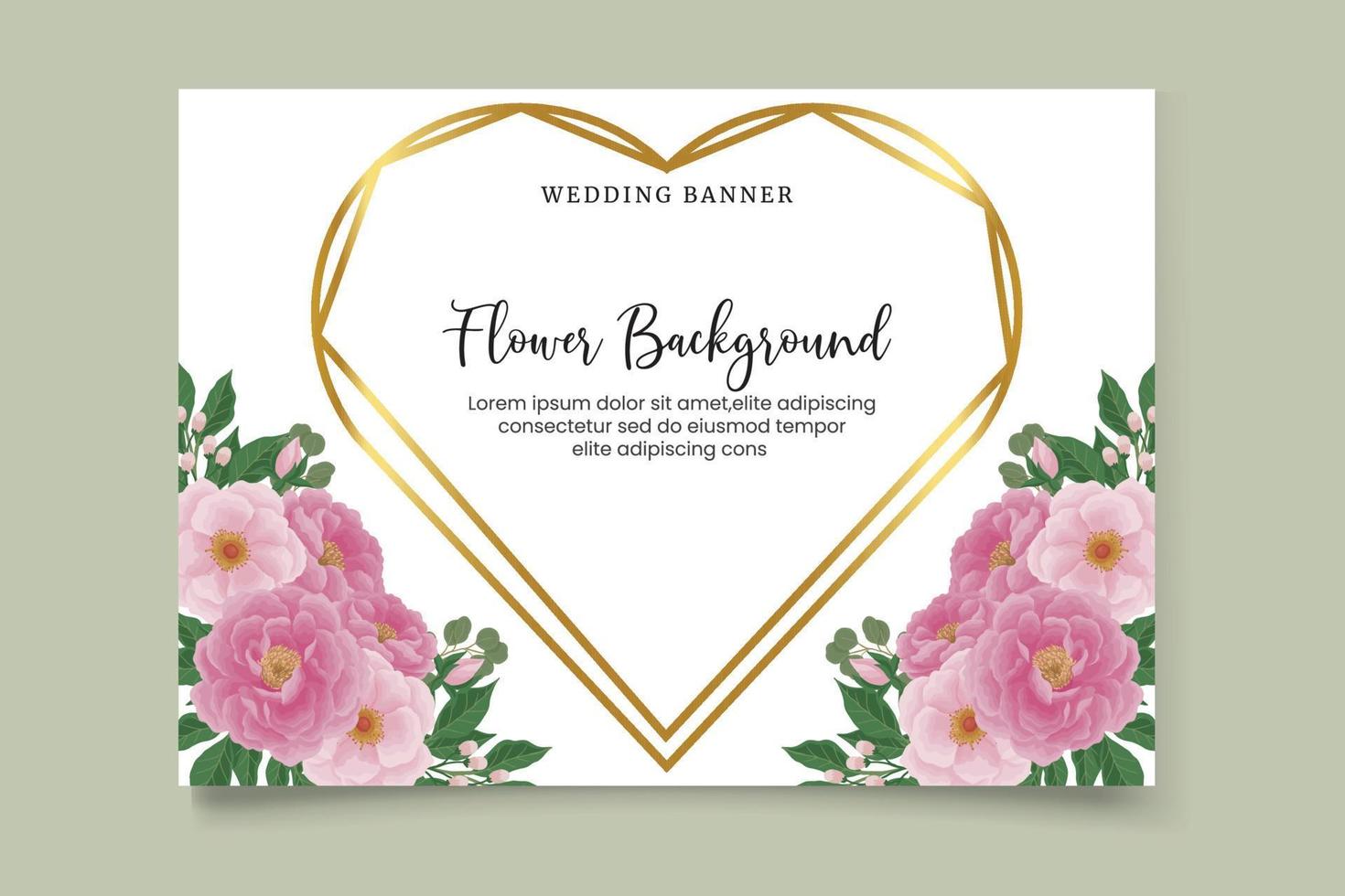 Luxury Wedding invitation floral design card. Wedding ornament concept.  Floral poster, invite. Vector decorative greeting card or invitation design  background. 12002738 Vector Art at Vecteezy