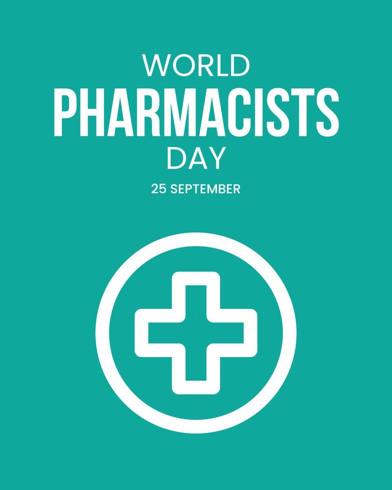 World Pharmacists Day Design vector