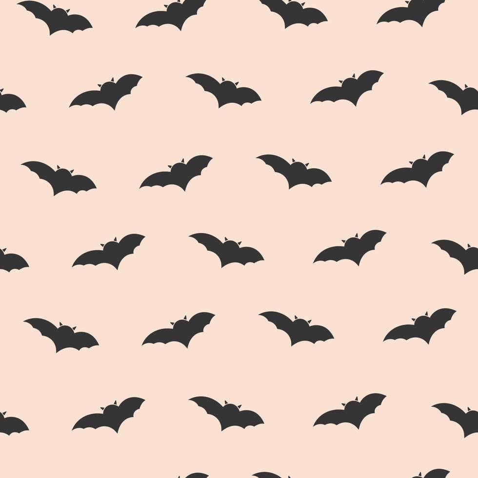 seamless pattern cute halloween background vector