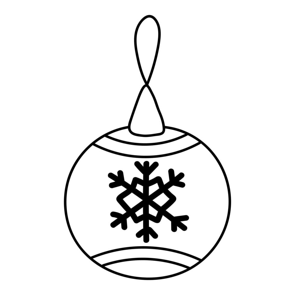 juguete de árbol de navidad de fideos con una imagen para decoración, diseño de tarjetas, invitaciones vector