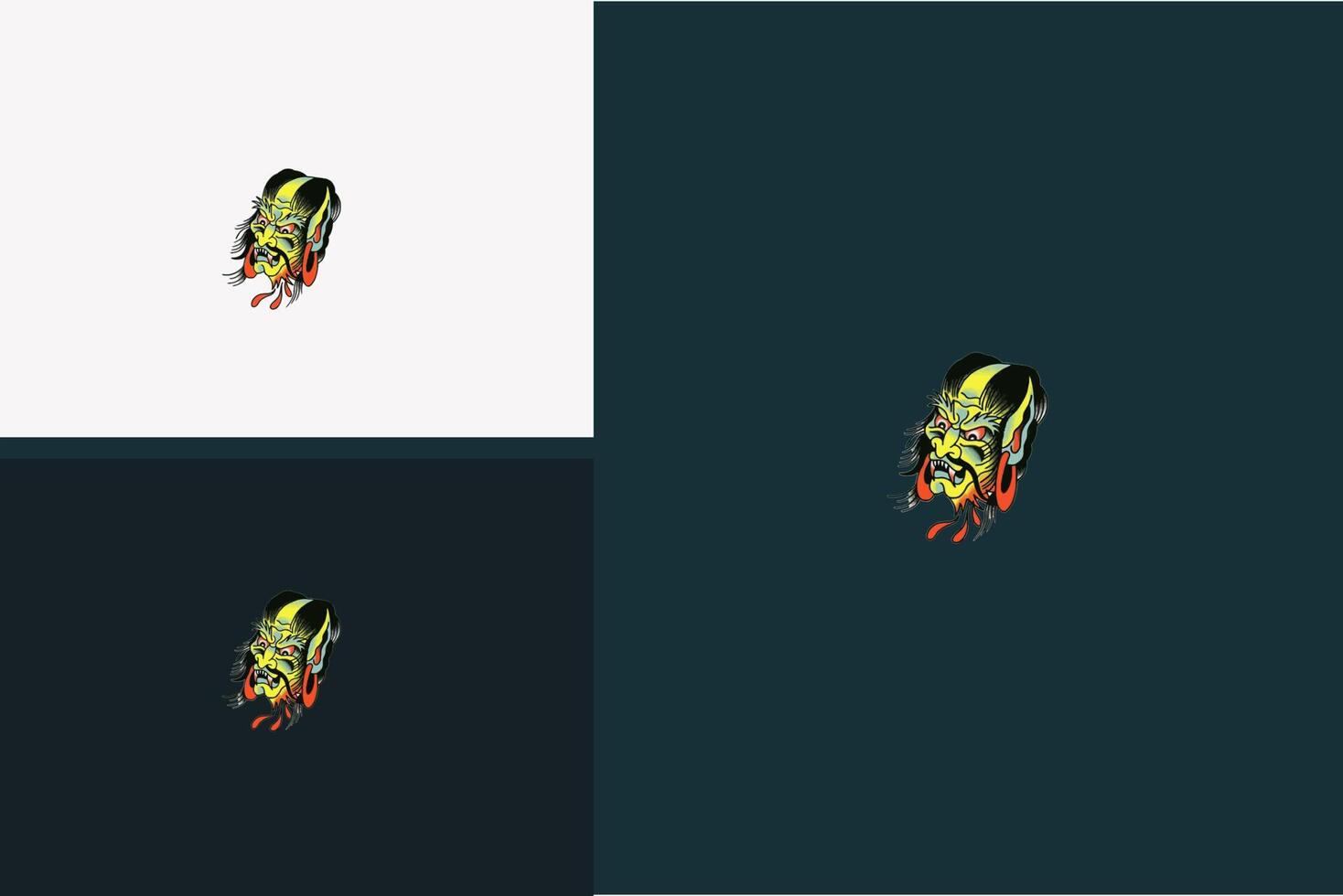head devil angry vector illustration design