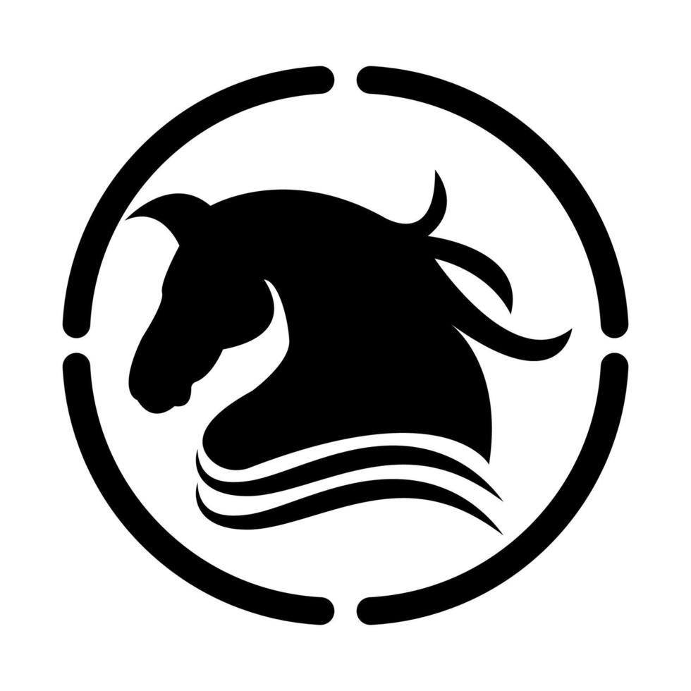 horse icon ilustration vector