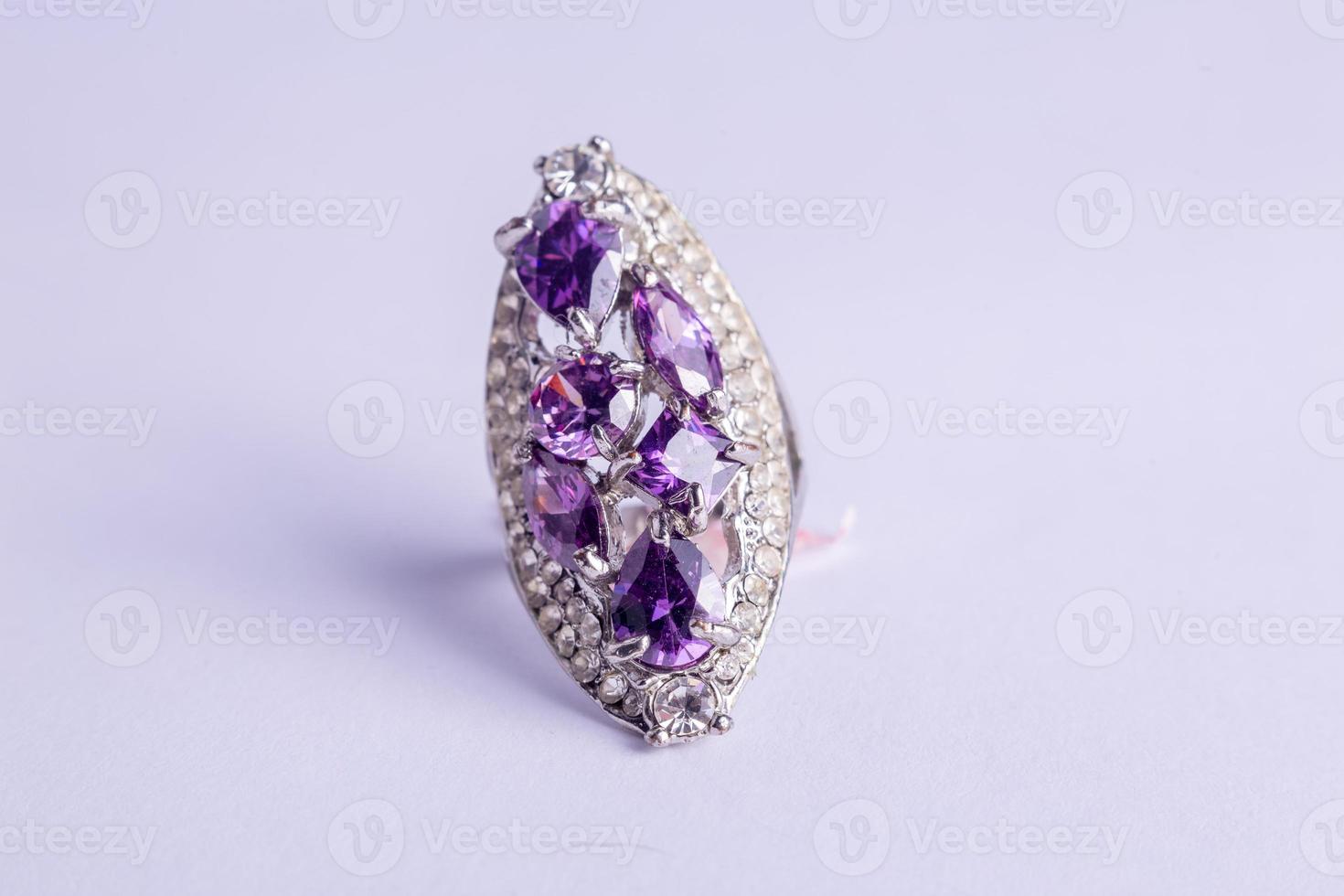 ring on purple photo