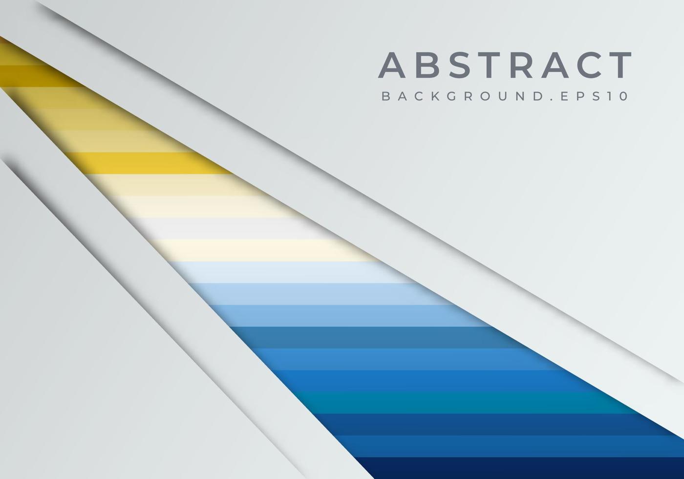 Abstract Colored Background with Overlap Layer and Golden Texture Decoration. Yellow and Blue Palette vector