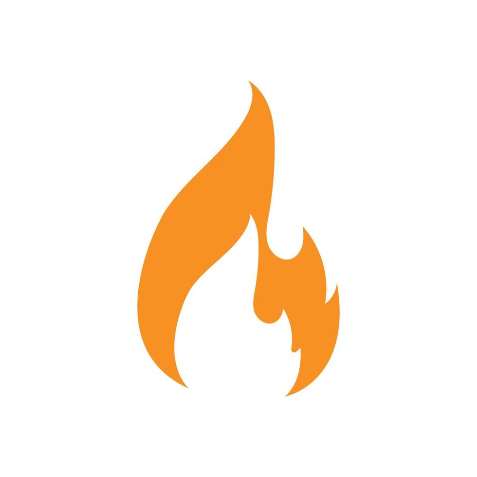 ilustración de icono de vector de logotipo de fuego