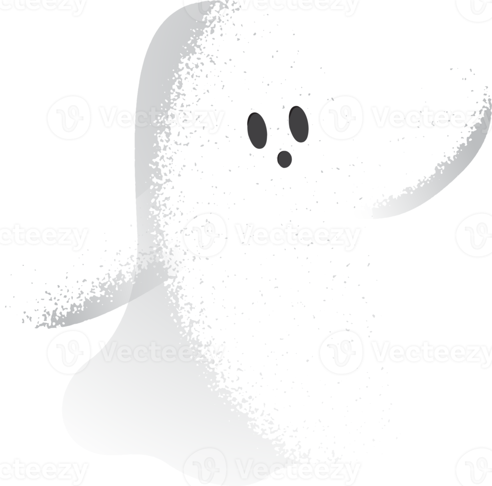 ghost cartoon character, emotion png