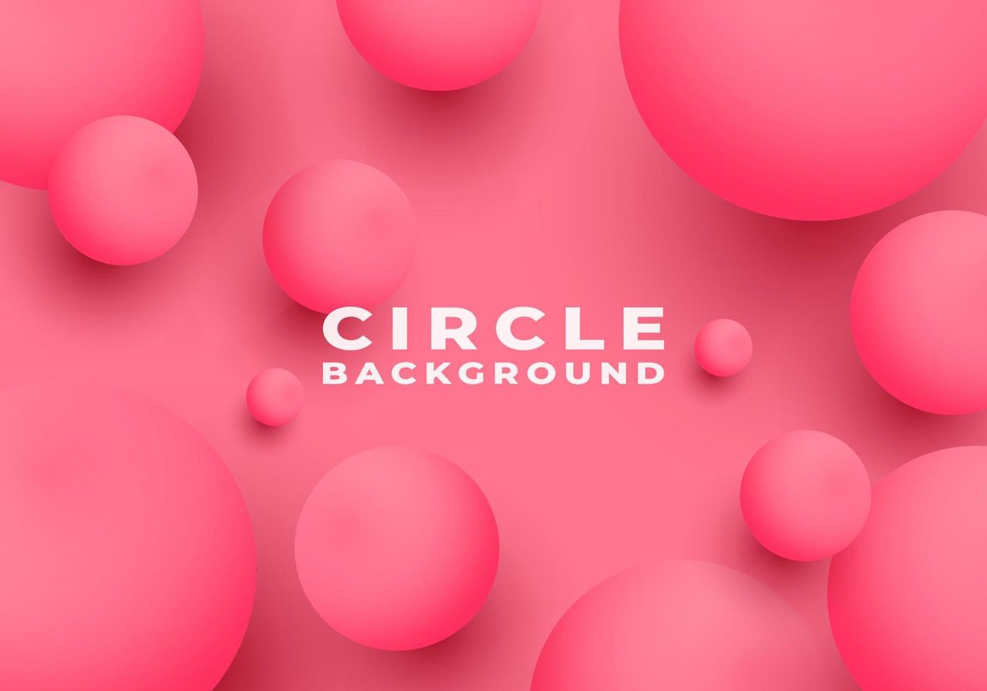 resumen esfera 3d cúmulo burbujas realistas forma fondo rosa con espacio de copia para texto vector