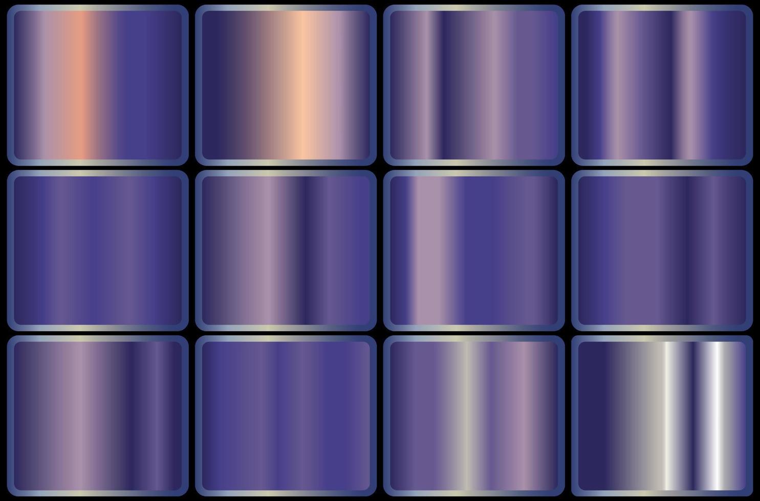 Purple gradient colors vector