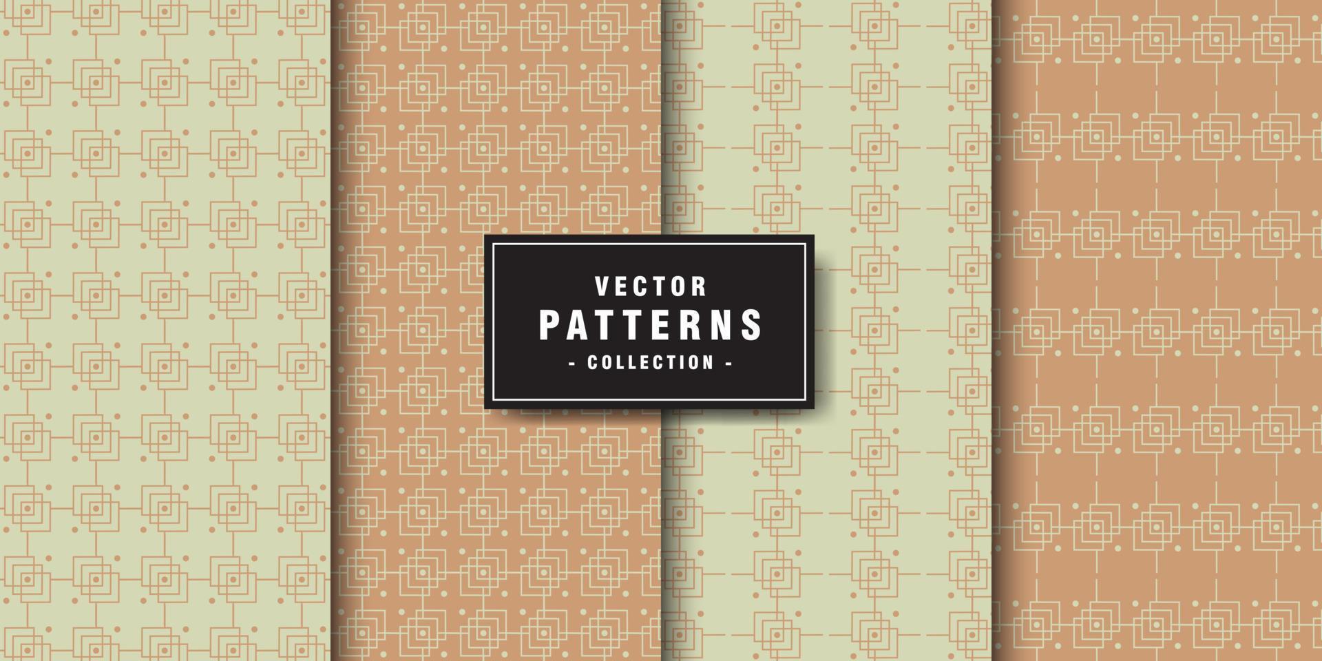 Geometric ethnic pattern collection vector
