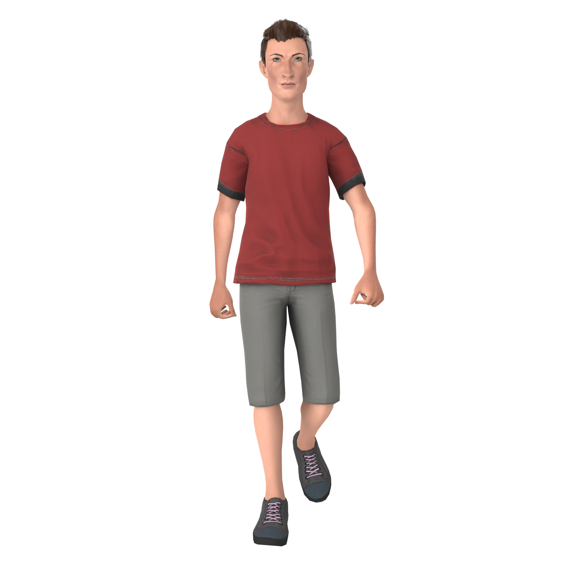 Young tall boy 3d modelling 12004052 PNG