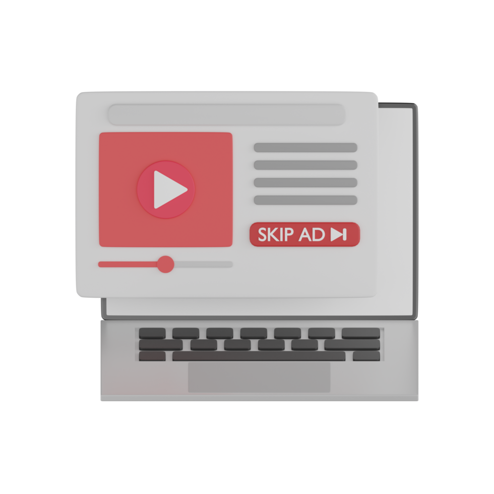 3D Isolated Ads Promotion Icon png