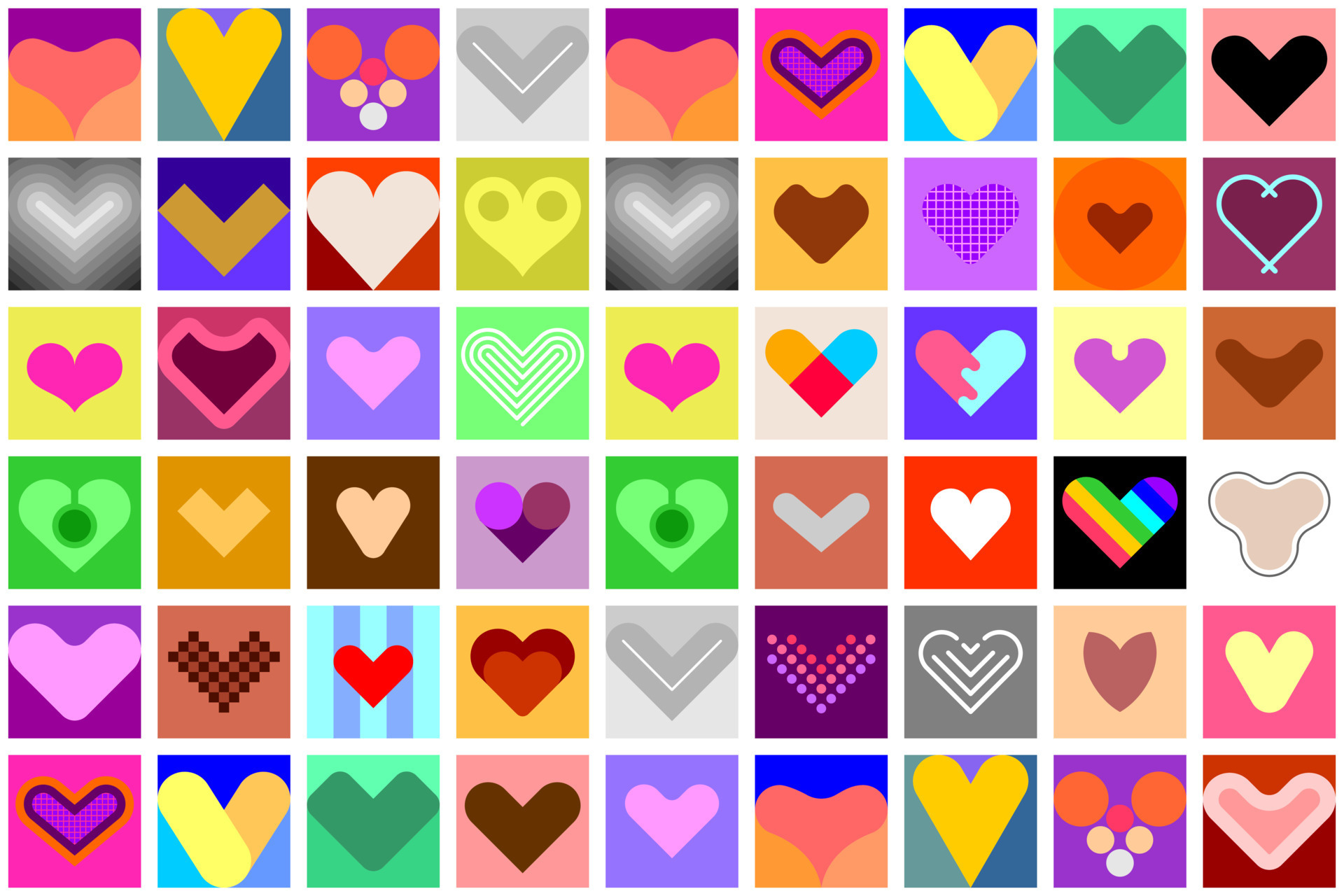 Heart Shape Design Elements 12004083 Vector Art at Vecteezy