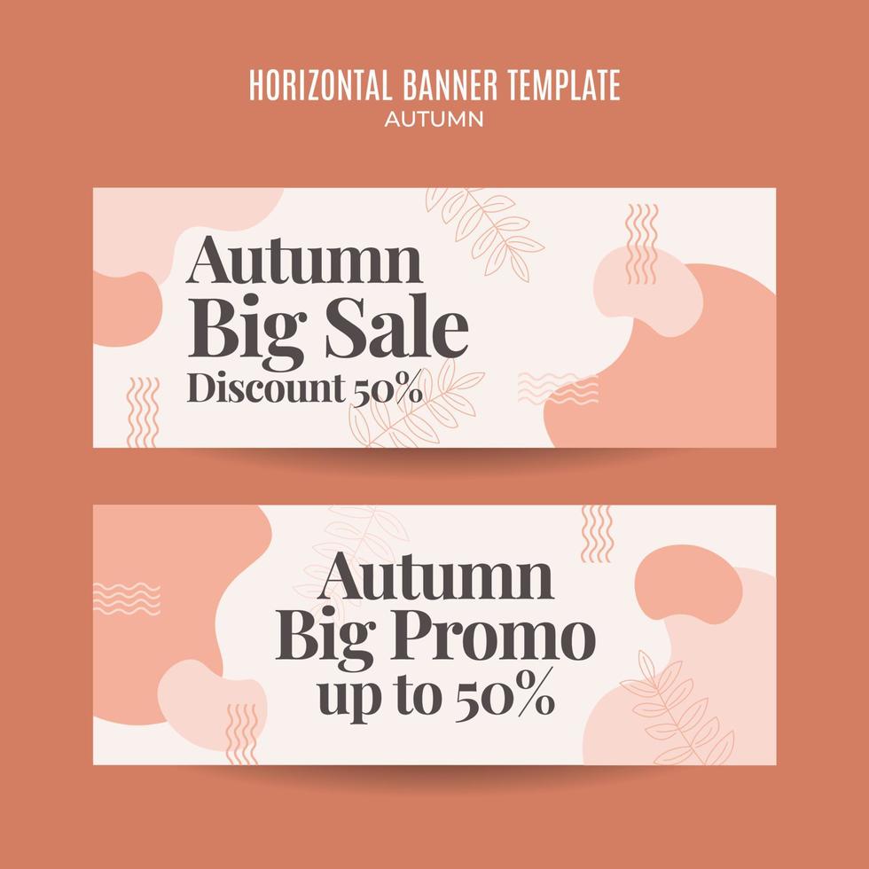 Set of abstract autumn backgrounds for social media stories or web banner. Use for event invitation, discount voucher, advertising. vector