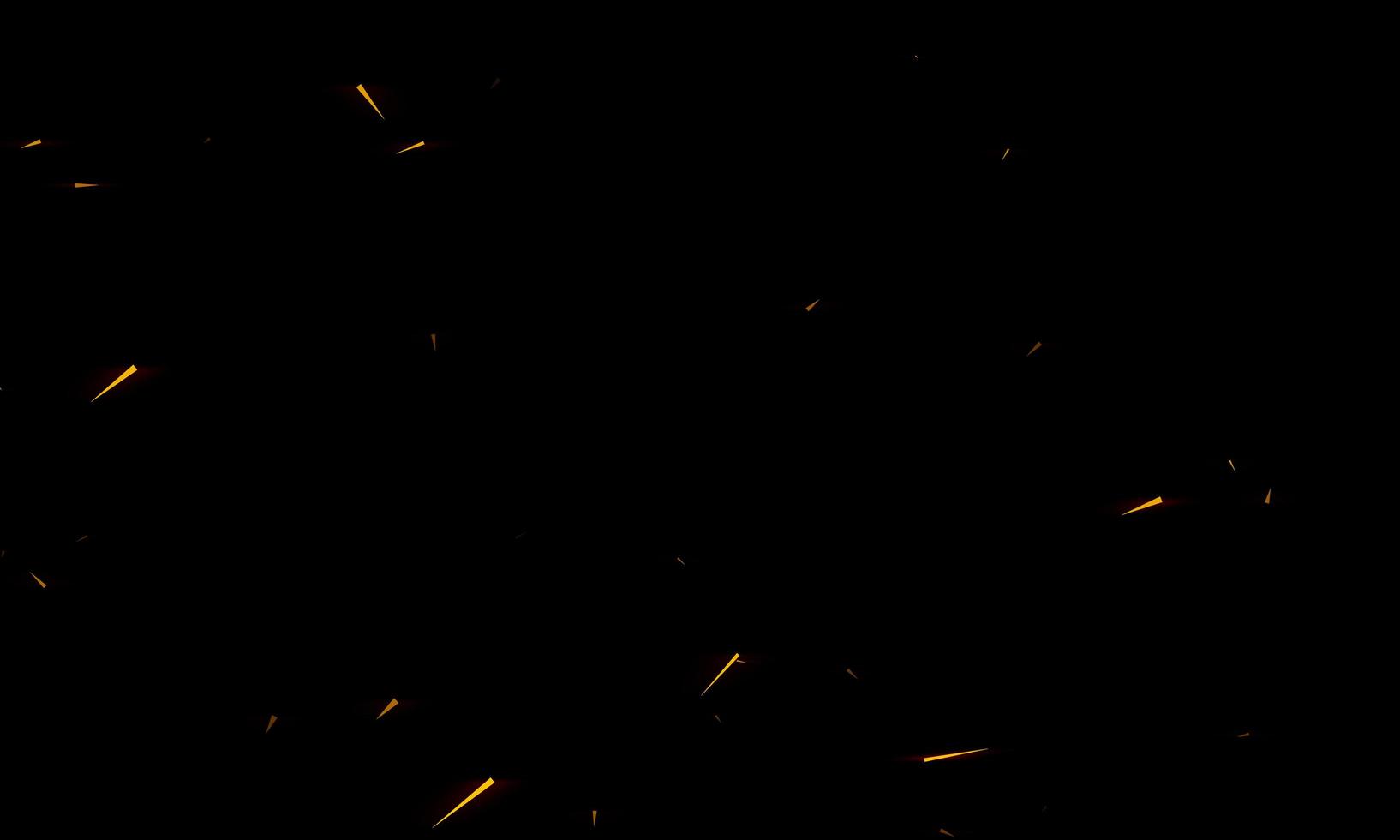 Burning red hot sparks fly from large fire in the night sky. Beautiful abstract background on the theme of fire, light and life. photo