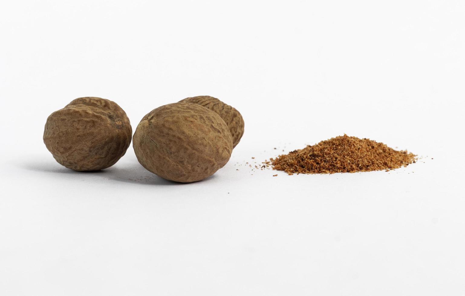 nutmeg spice isolated on white background 12004337 Stock Photo at Vecteezy