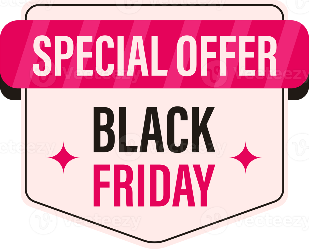 Black Friday stickers png